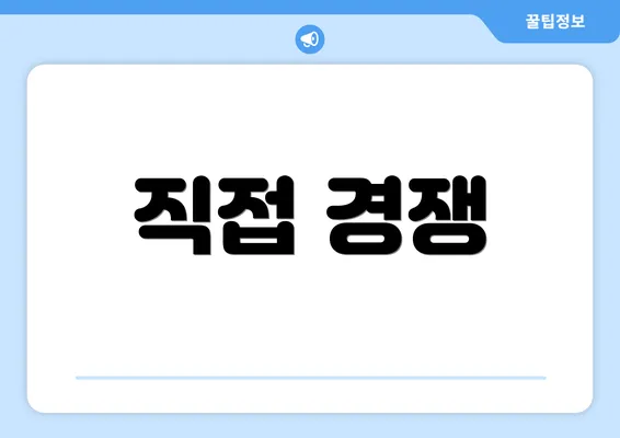 직접 경쟁