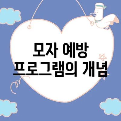 모자 예방 프로그램의 개념
