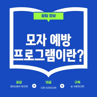 모자 예방 프로그램이란?