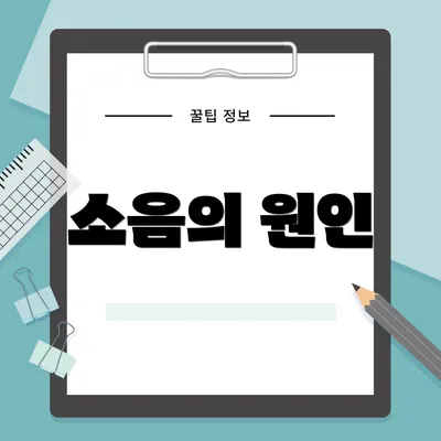 소음의 원인