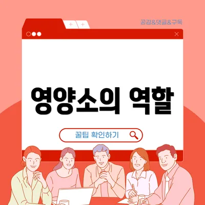 영양소의 역할