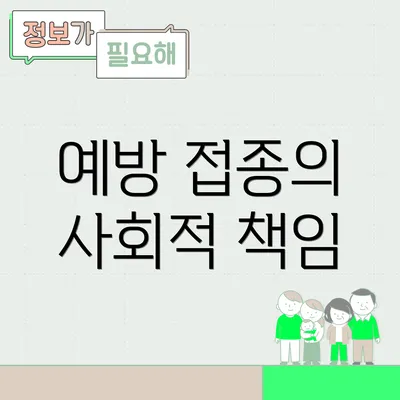예방 접종의 사회적 책임