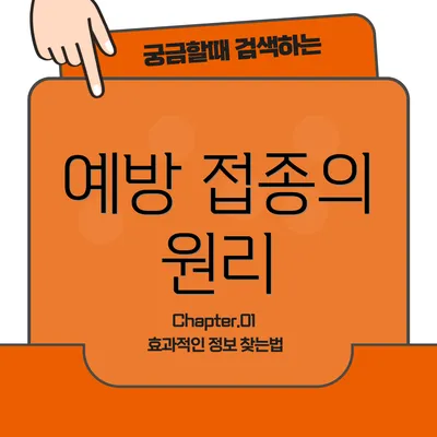 예방 접종의 원리