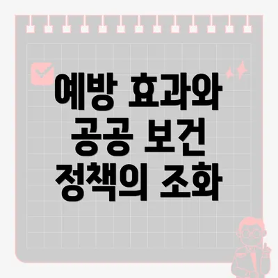 예방 효과와 공공 보건 정책의 조화
