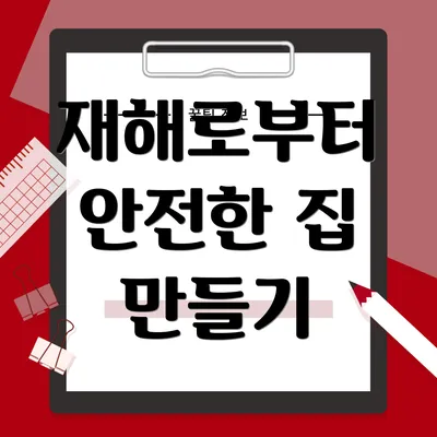 재해로부터 안전한 집 만들기