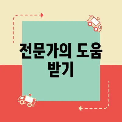 전문가의 도움 받기