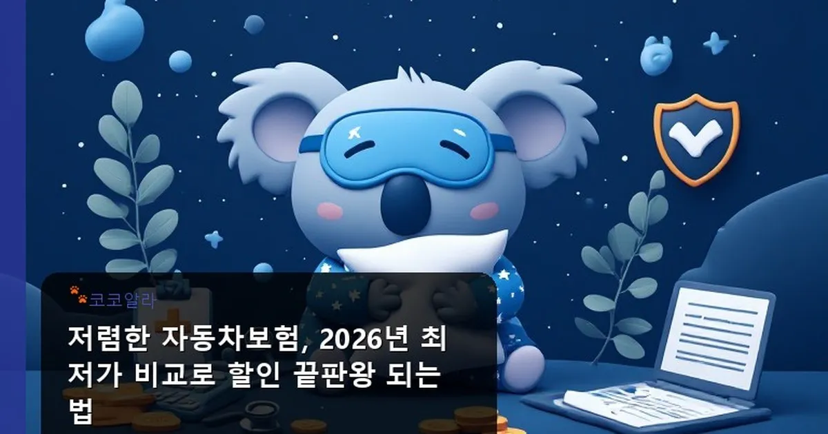 저렴한 자동차보험 비교 - aaa12a.co.kr 캐릭터