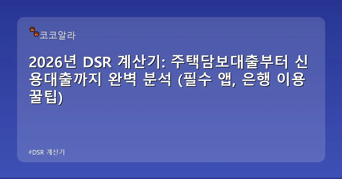DSR 계산기 - aaa12a.co.kr 캐릭터